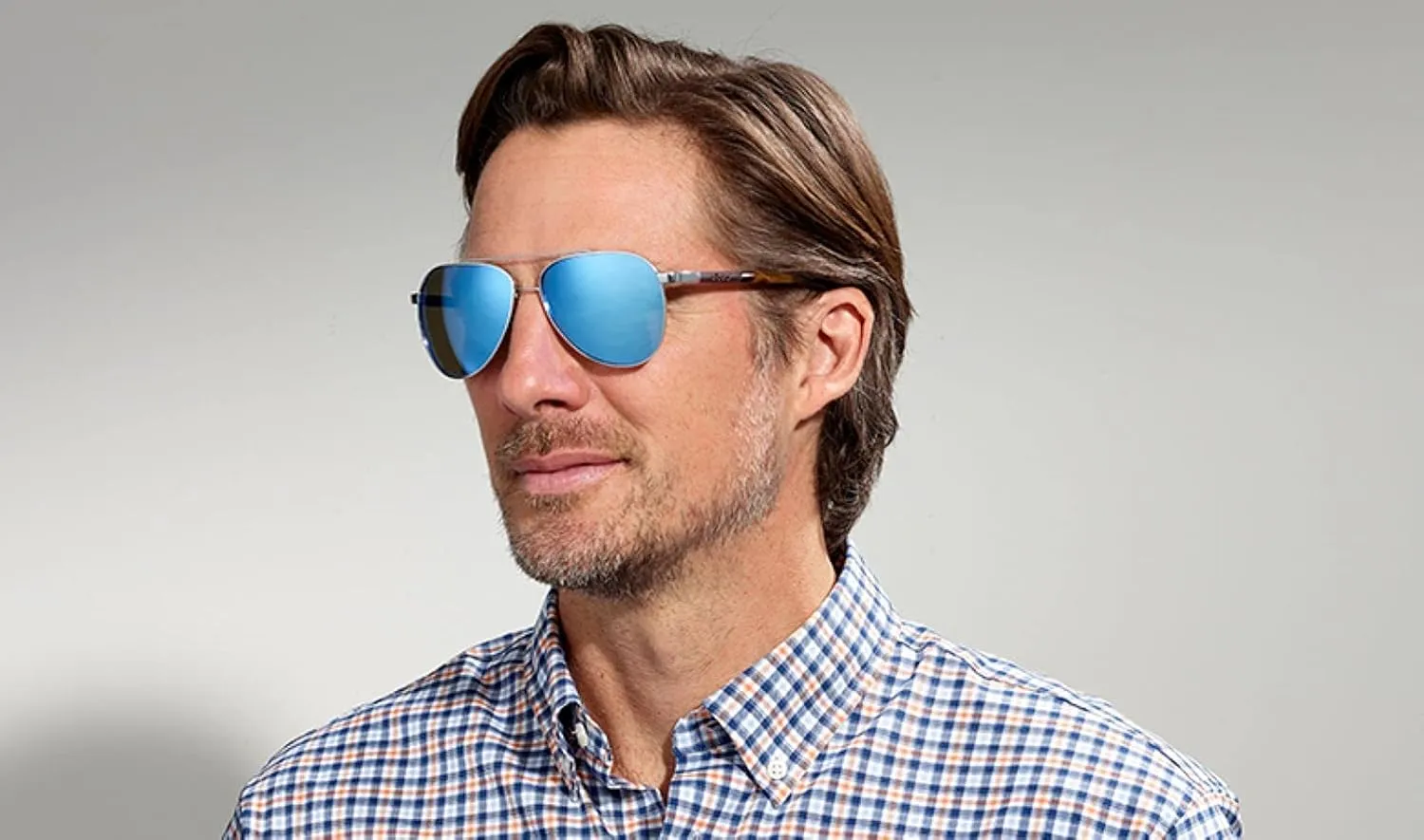 Revo Sunglasses Arthur: Polarized Crystal Glass Lens with Metal Aviator Frame