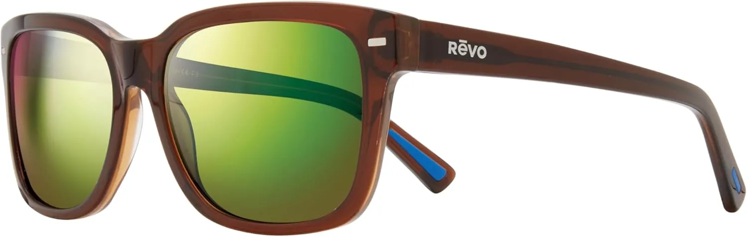 Revo Sunglasses Cobra: Polarized Crystal Glass Lens with Stainless Steel Round Frame