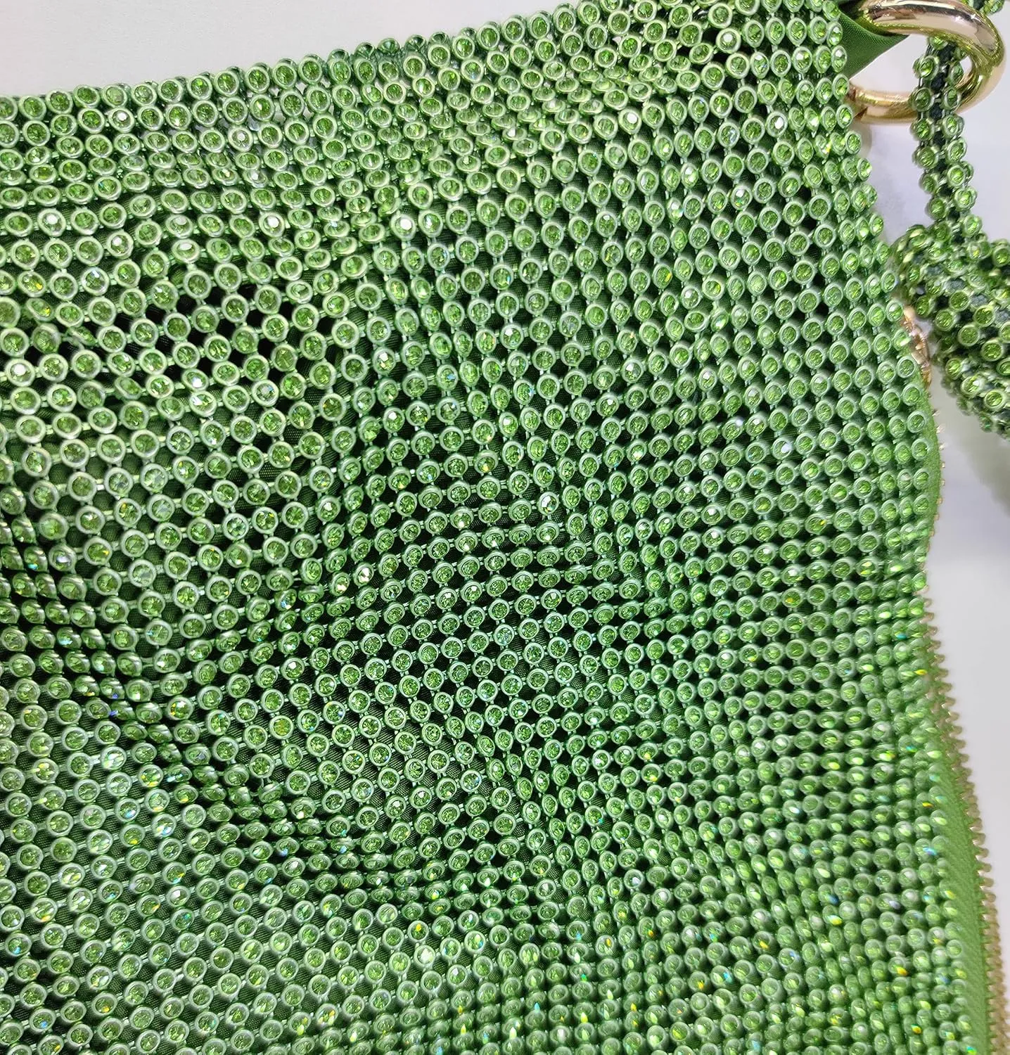 Rhinestone Hobo Bag for Women Rhinestone Purses Sparkly Evening Handbag Shiny Diamond Purse for Wedding Parties 2024