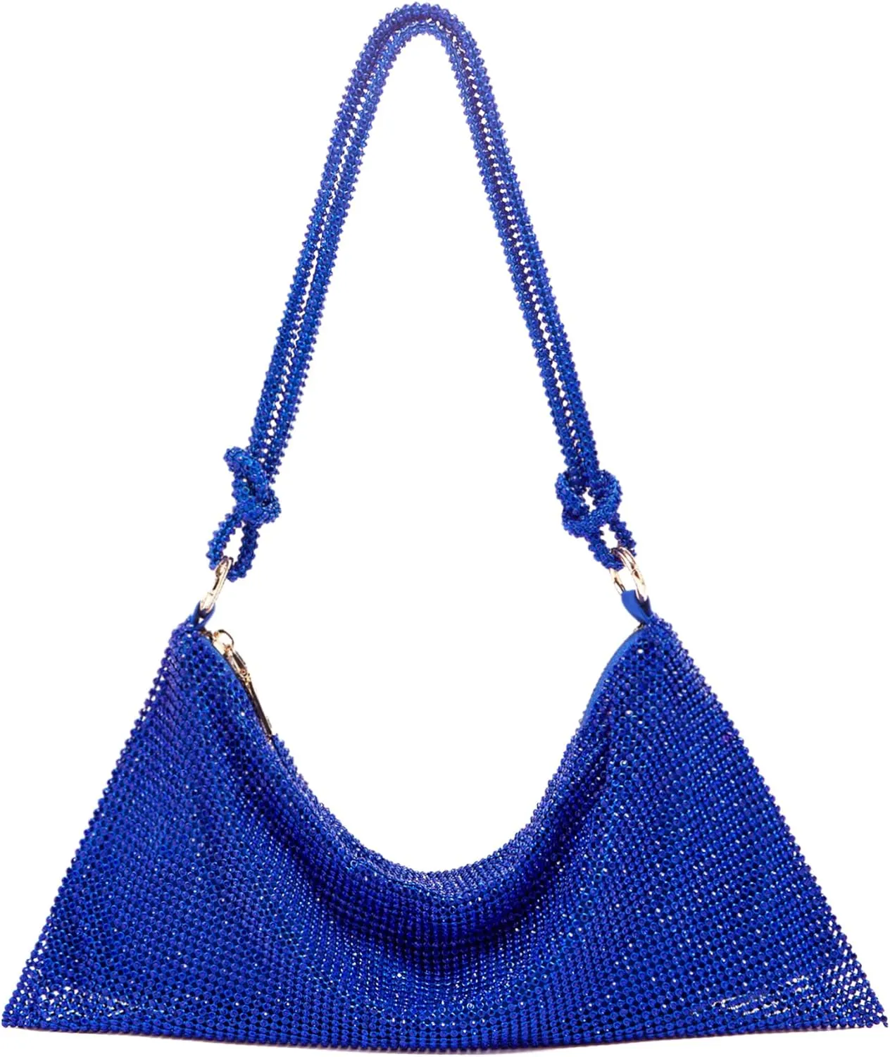 Rhinestone Hobo Bag for Women Rhinestone Purses Sparkly Evening Handbag Shiny Diamond Purse for Wedding Parties 2024