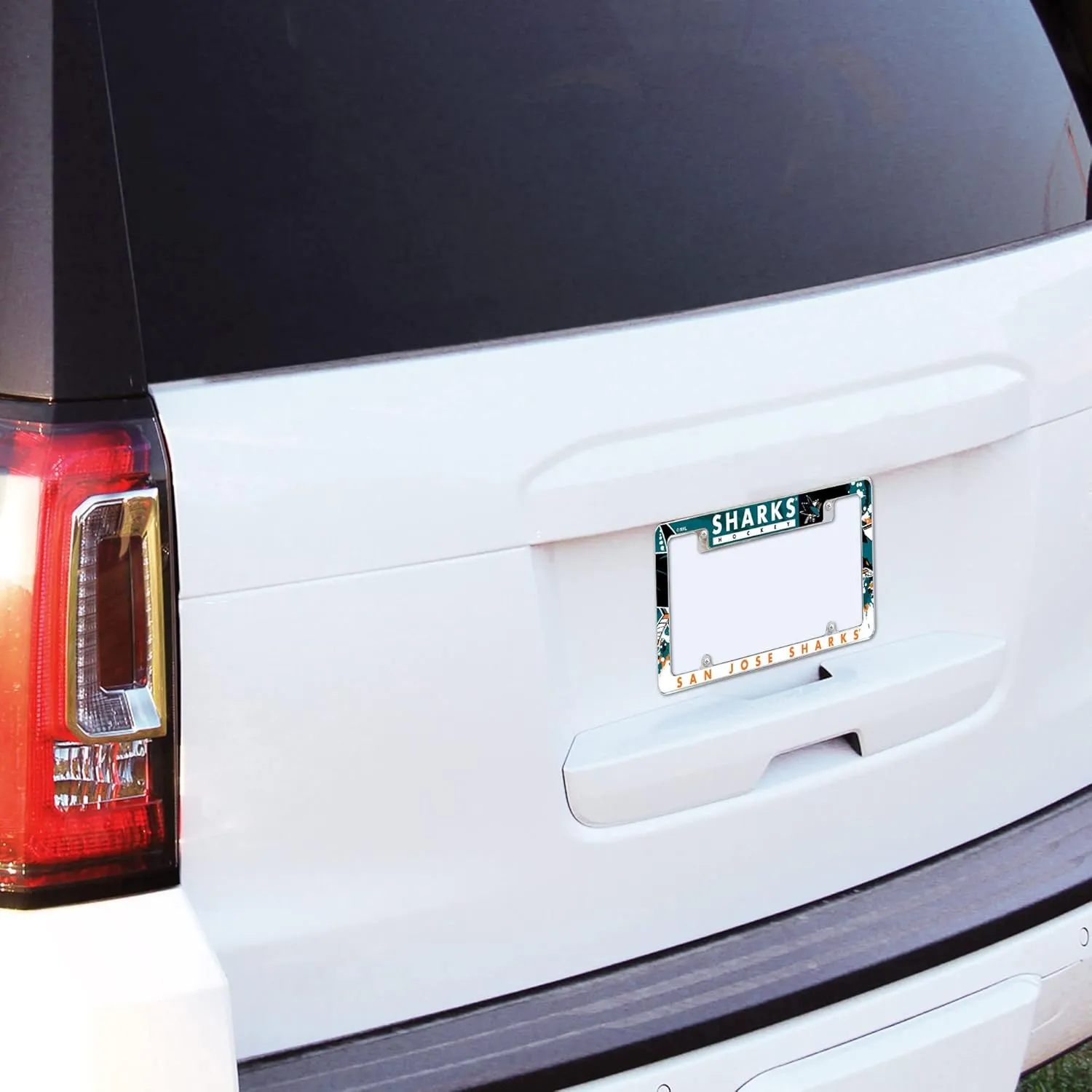 Rico Industries NBA Basketball Primary 12" x 6" Chrome All Over Automotive License Plate Frame for Car/Truck/SUV