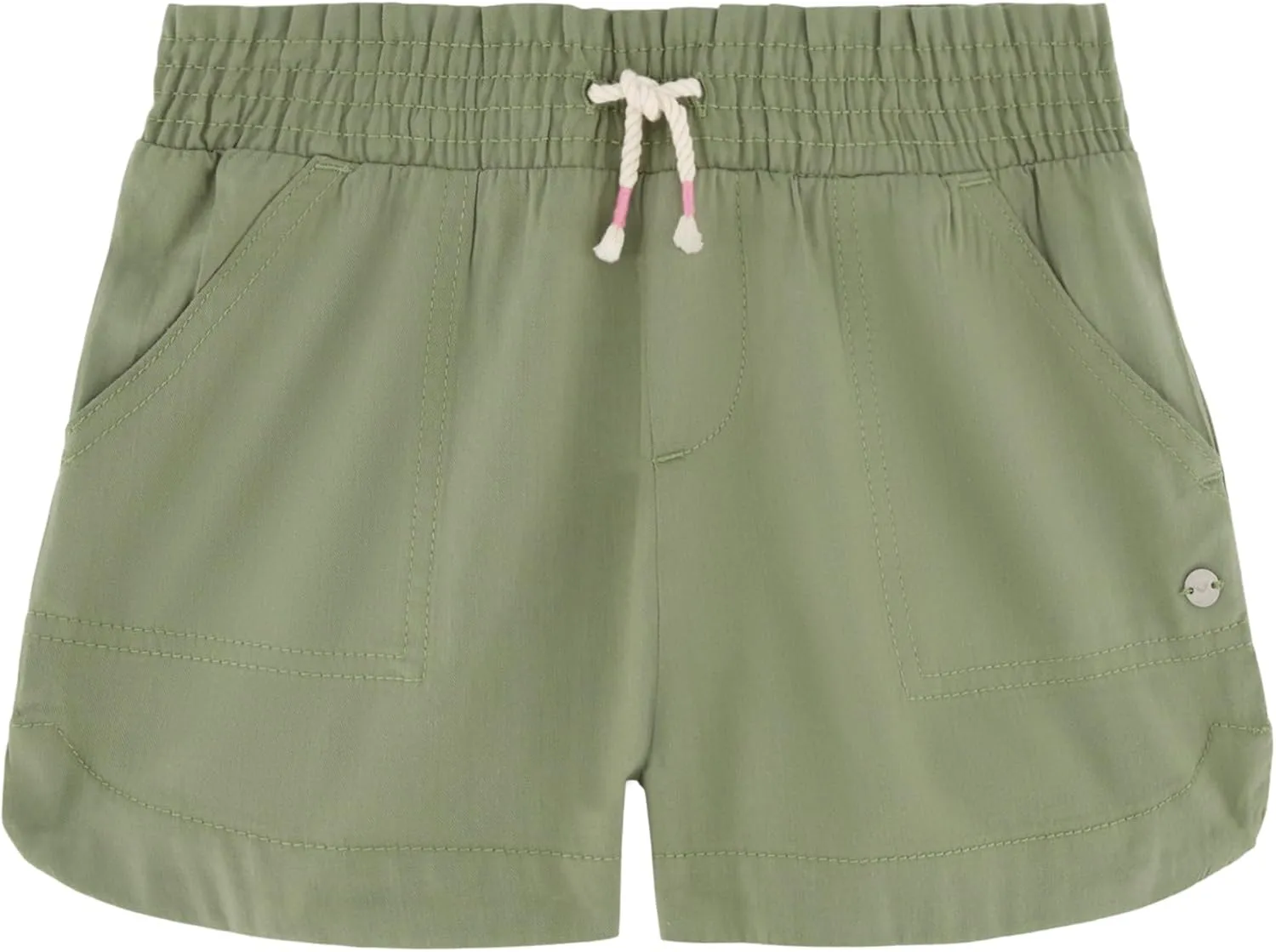 Roxy Girls' Soleil Elastic Waist Shorts, Drawstring Closure, Soft & Comfortable Fit