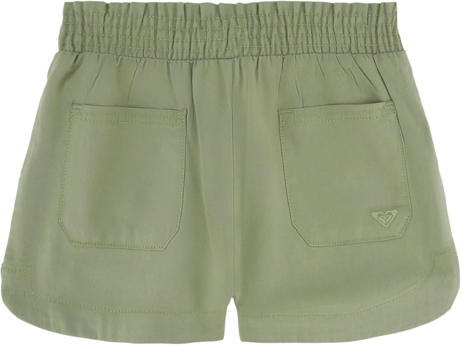 Roxy Girls' Soleil Elastic Waist Shorts, Drawstring Closure, Soft & Comfortable Fit