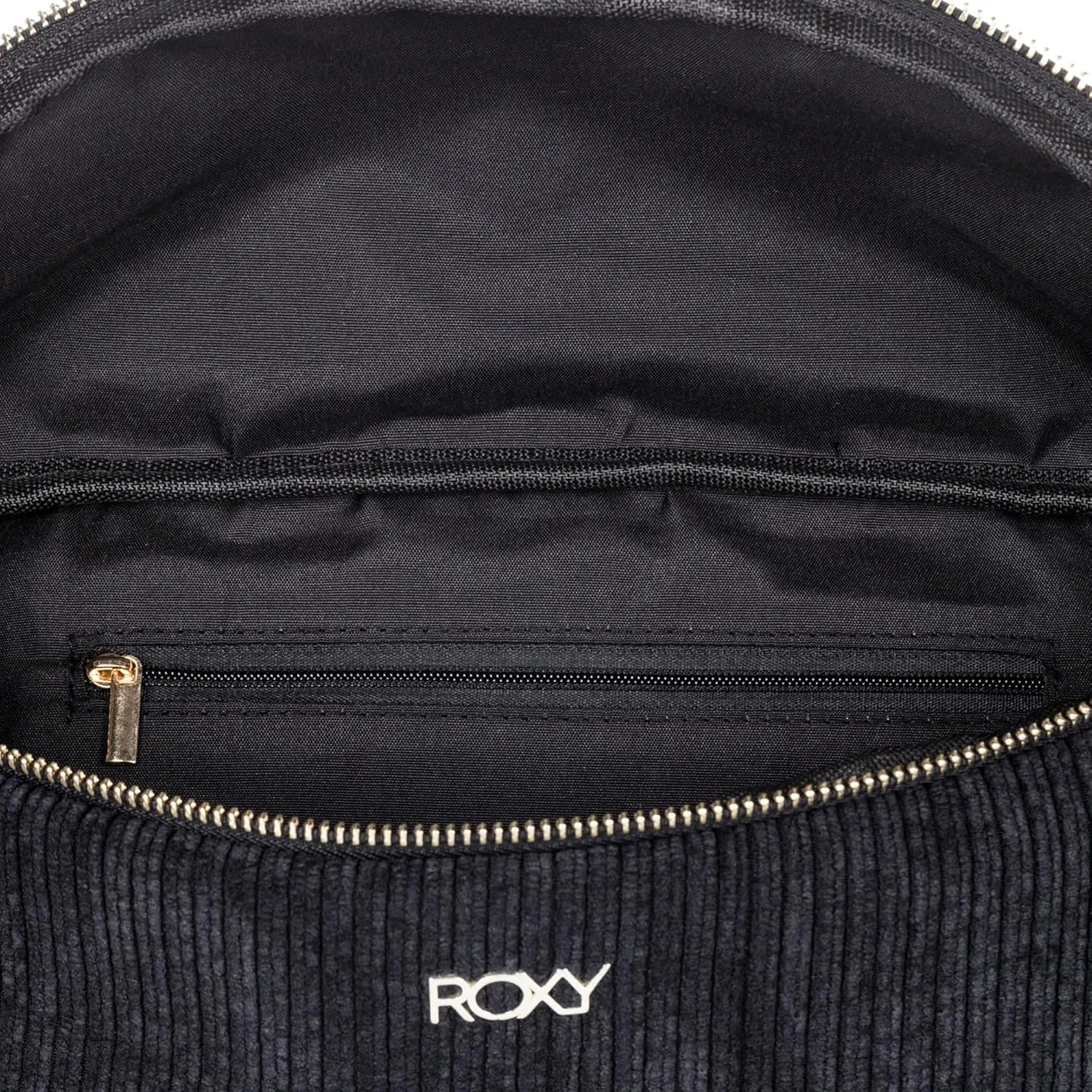 Roxy Women's Feeling Good Stylish Soft Corduroy Multipurpose Fanny Pack Waistpack Crossbody Bag