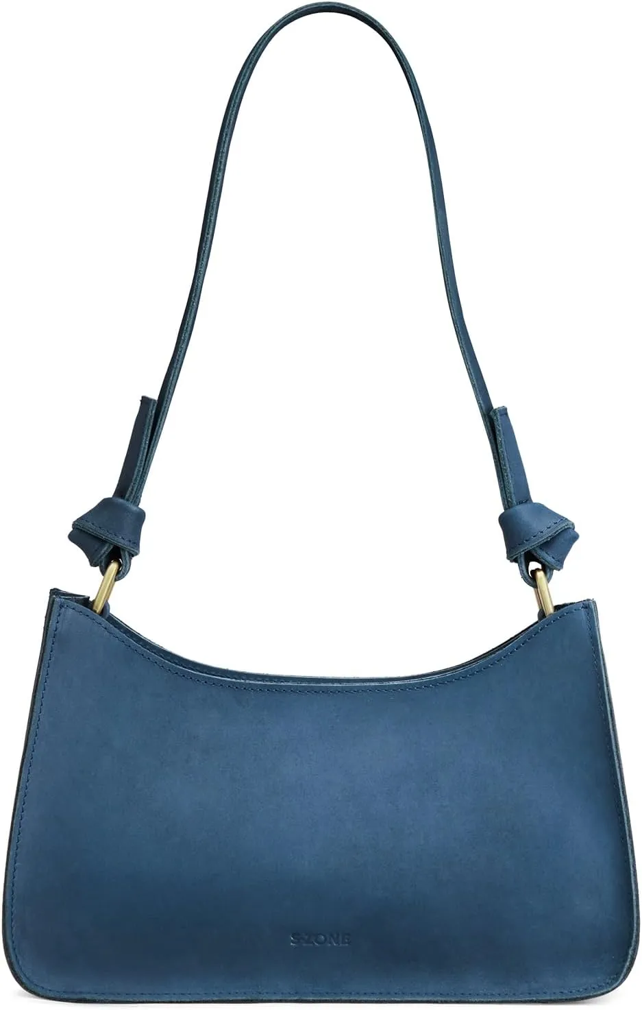 S-ZONE Leather Shoulder Bags for Women Small Shoulder Purse Handbags Clutch Hobo Bag Cute Purses