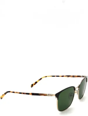 Salvatore Ferragamo SF180SM Black/Shiny Gold/Solid Green One Size