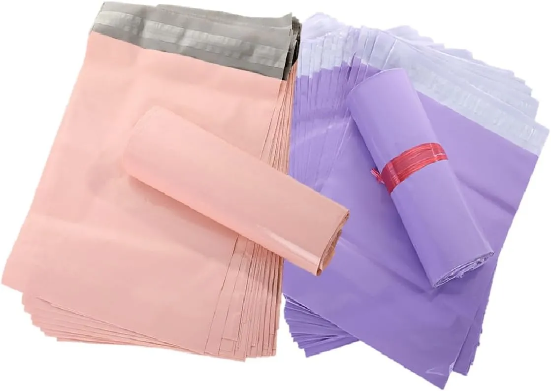 Sanitary Napkin Disposal Bags, Feminine Hygiene Disposal Bags, Self-Sealing Seal and Privacy Protection, 100 Pcs Pink Bags and 100 Pcs Purpl Bags