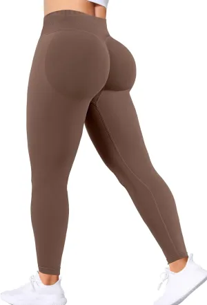 Scrunch Butt Lifting Leggings for Women Impact Gym Seamless Workout Leggings Mid Low Waist Tummy Control Yoga Pants