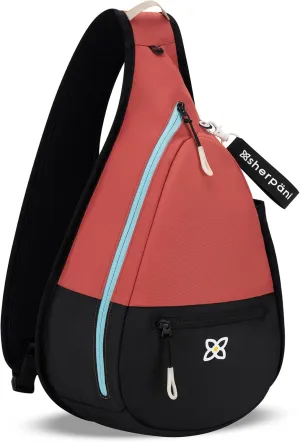 Sherpani Esprit, Sling Backpack, 10L Travel Bag, Women Shoulder Sling Purse, Crossbody Backpack, Sling Pack, Travel Gifts for Mothers Day 2025, RFID Protection, Fits 10 Inch Tablet (Reef)
