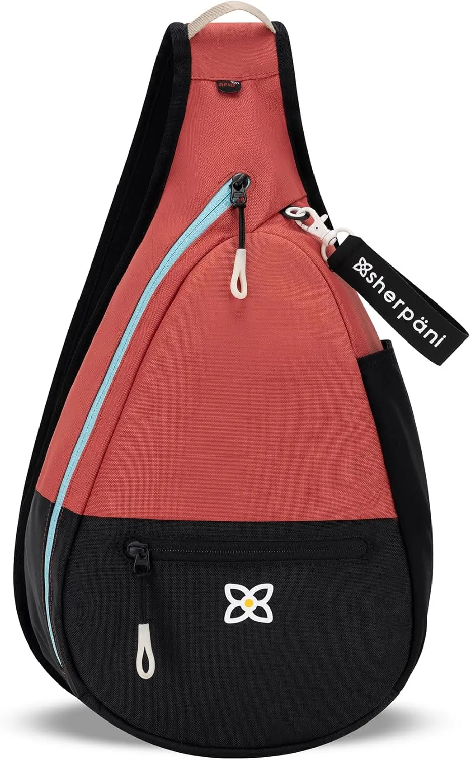 Sherpani Esprit, Sling Backpack, 10L Travel Bag, Women Shoulder Sling Purse, Crossbody Backpack, Sling Pack, Travel Gifts for Mothers Day 2025, RFID Protection, Fits 10 Inch Tablet (Reef)