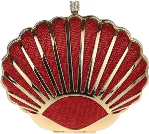 Shiratori Mini Seashell Purses For Women Clutch Handbags For Girls