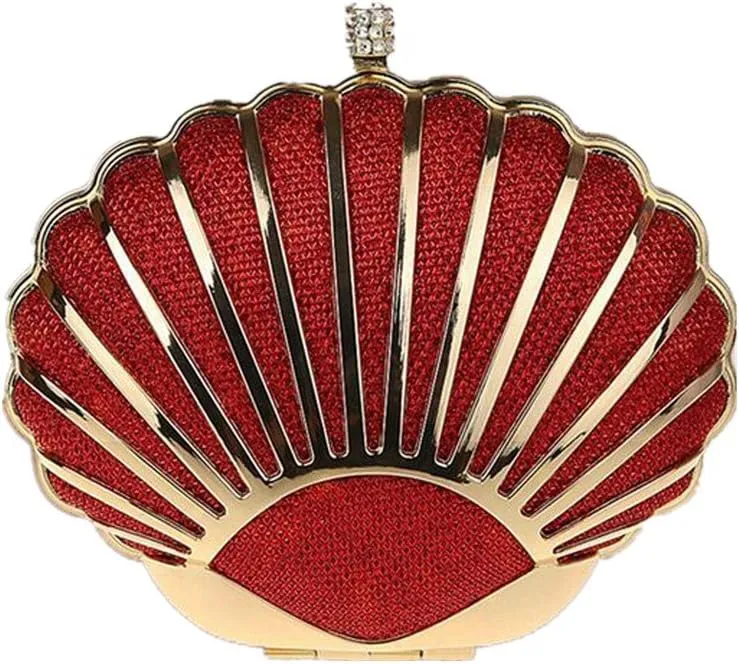 Shiratori Mini Seashell Purses For Women Clutch Handbags For Girls