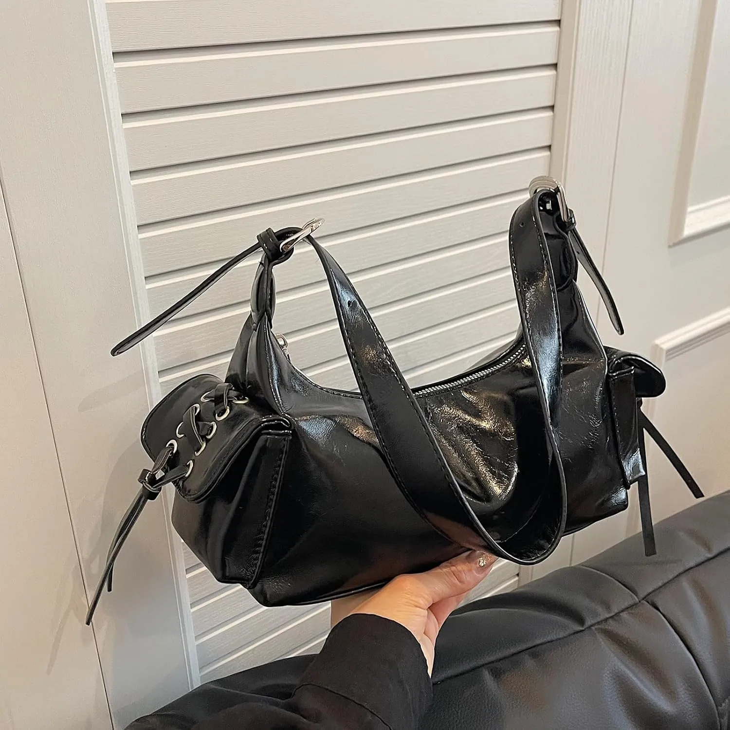 Shoulder Bag for Women,Multi Pockets Hobo Handbags Cute Crossbody Bag Purse with Adjustable Strap