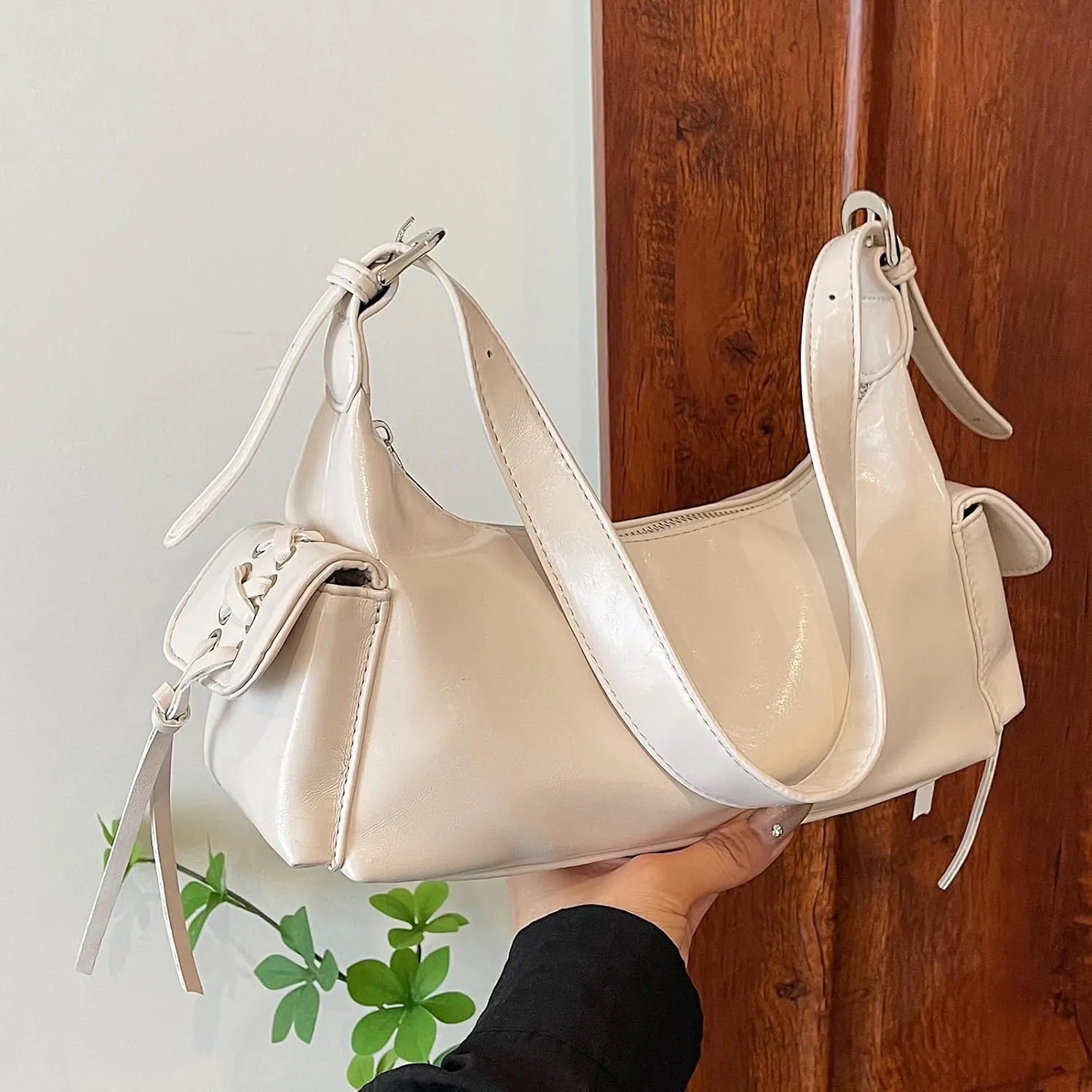 Shoulder Bag for Women,Multi Pockets Hobo Handbags Cute Crossbody Bag Purse with Adjustable Strap