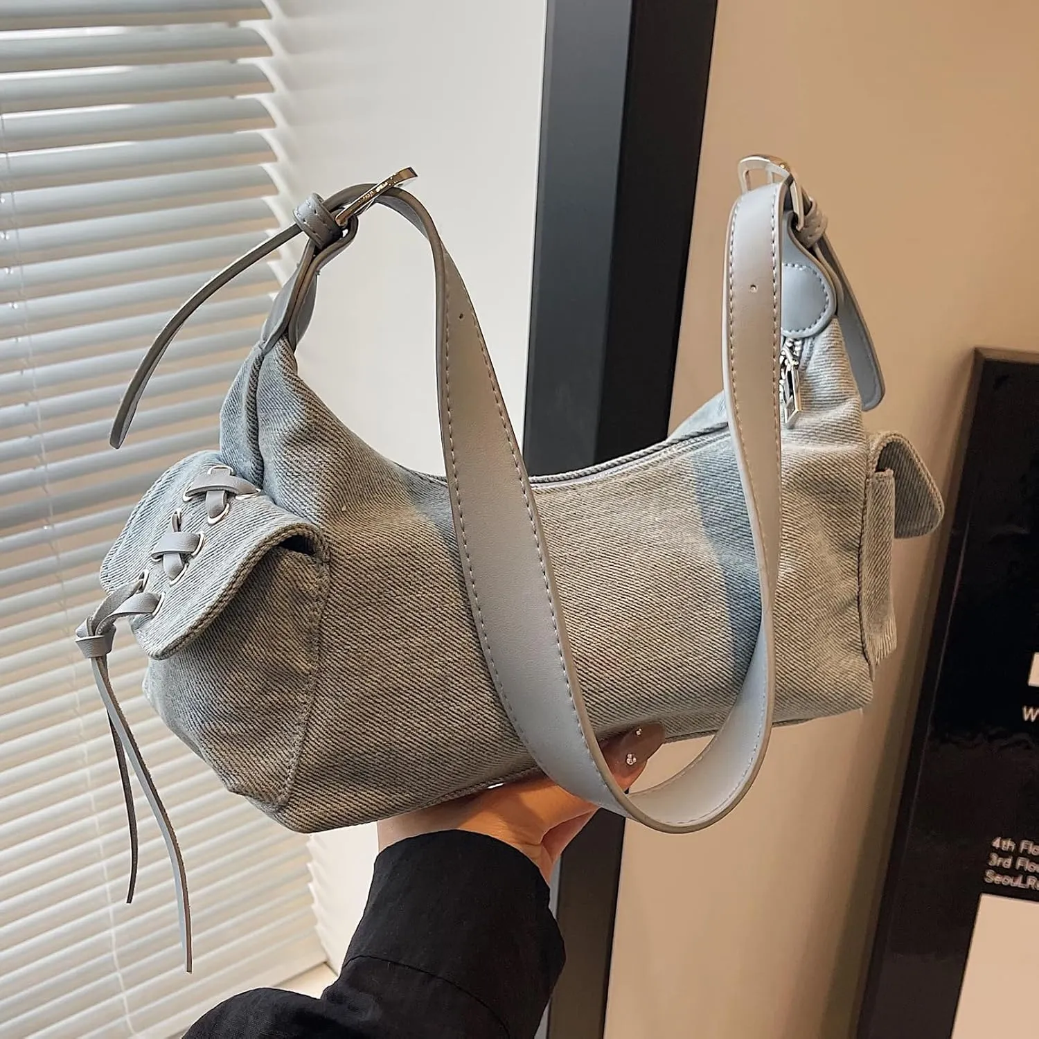 Shoulder Bag for Women,Multi Pockets Hobo Handbags Cute Crossbody Bag Purse with Adjustable Strap