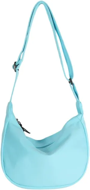 Shoulder Bag Sling Crescent Bag for Women Men Crossbody Bags Nylon Waist Fanny Pack with Adjustable Strap