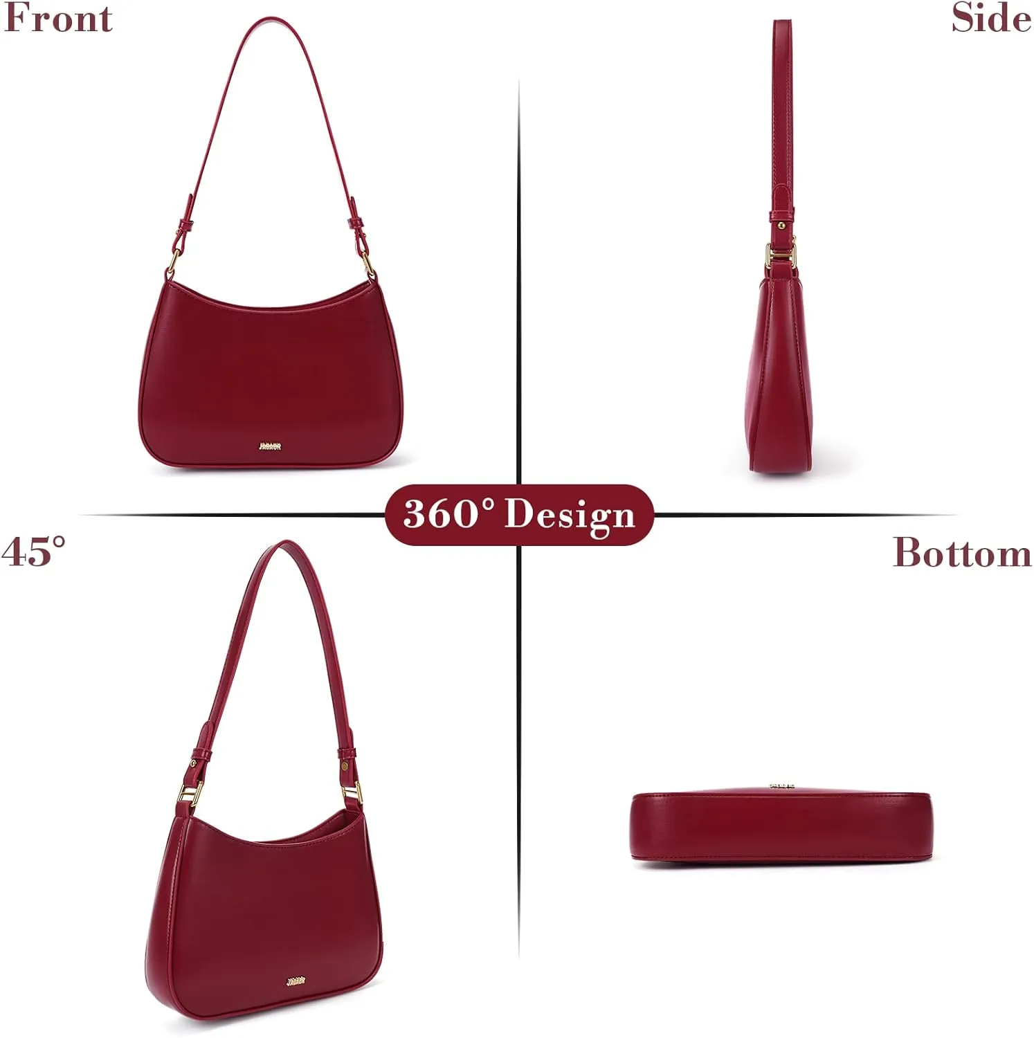 Shoulder Bags for Women Y2k Purses and Handbags Crossbody Bag Trendy Leather Shoulder Purse Small Hobo Tote Bag