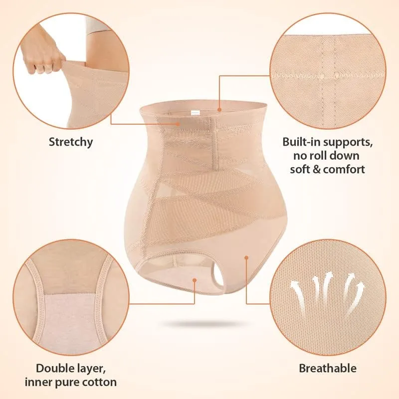 SIMIYA Tummy Control Shapewear for Women High Waisted Shapewear Panty Firm Control Soft Comfy Body Shaper for Women