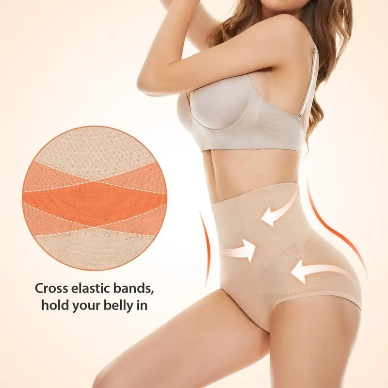 SIMIYA Tummy Control Shapewear for Women High Waisted Shapewear Panty Firm Control Soft Comfy Body Shaper for Women