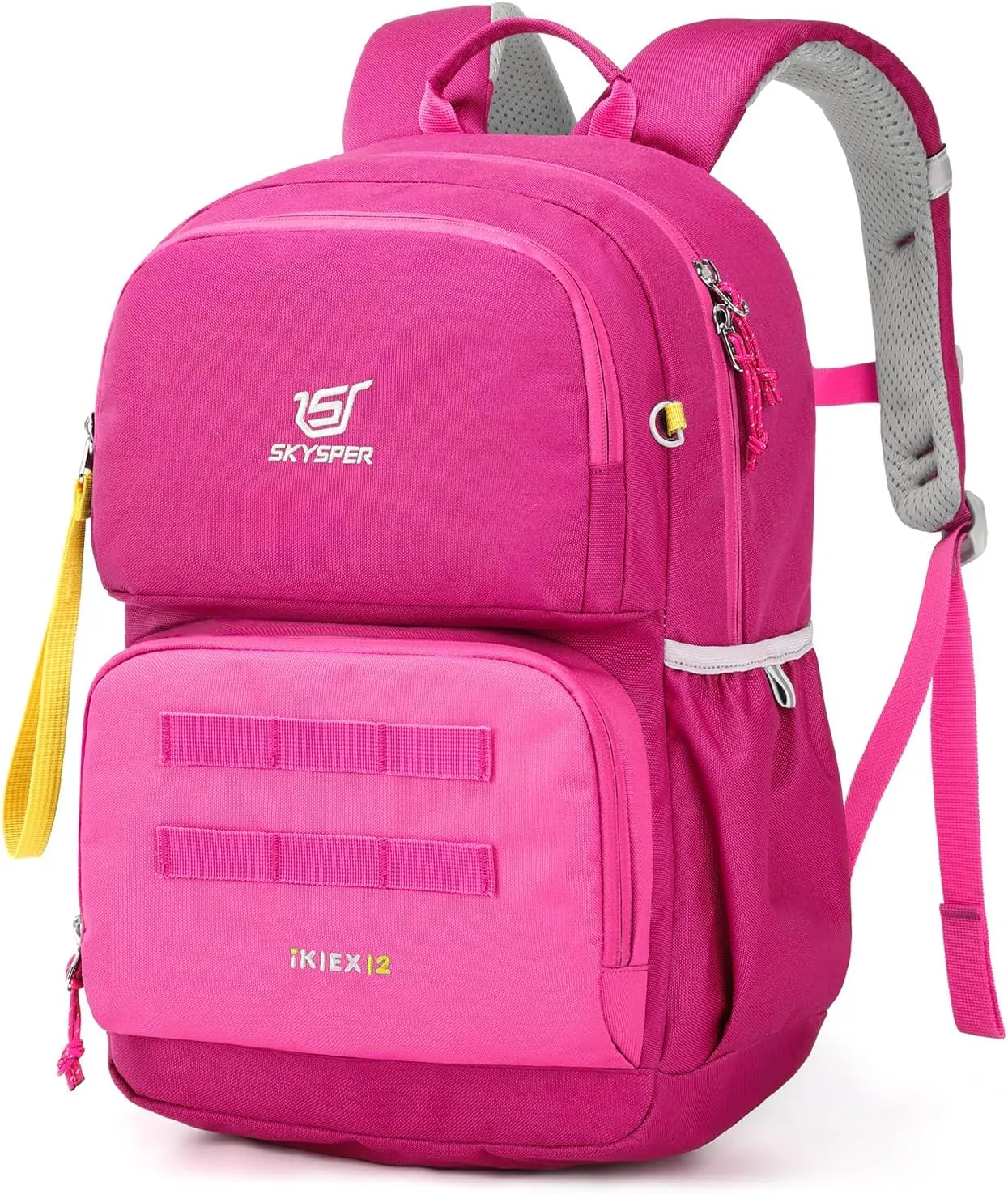 SKYSPER Kids Backpack for School 15" H Kindergarten Elementary Bookbag Children Travel Daypack for Camping