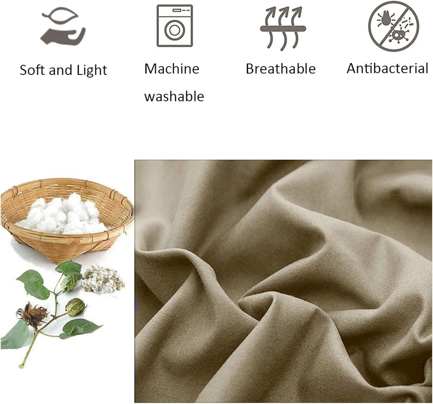 Sleeping Bag Liner, Lightweight Portable, Soft Travel and Camping Sheet, with Compact and Carry Bag, for Travel, Hotel