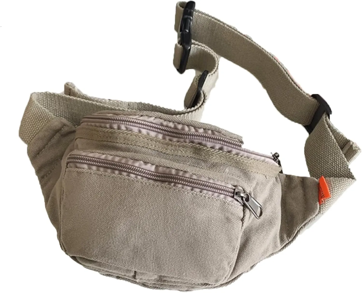 Sling Bag for Women Men Canvas Crossbody Bag Fanny Pack Belt Purses Backpack Traveling (Grey)