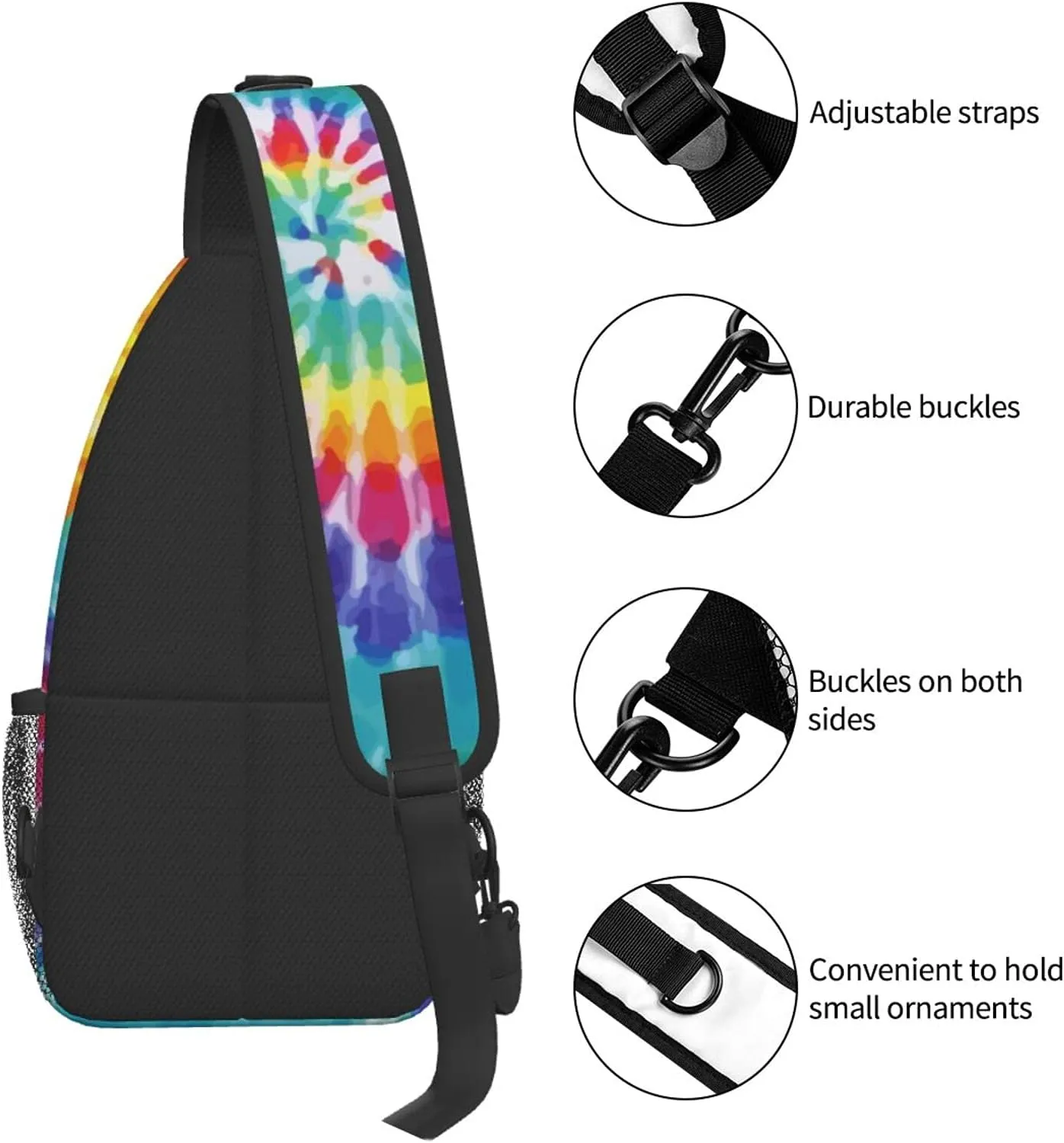 Sling Bag Women Men Backpack Crossbody Bag Travel Hiking Casual Sport Climbing Runners Daypack Waterproof