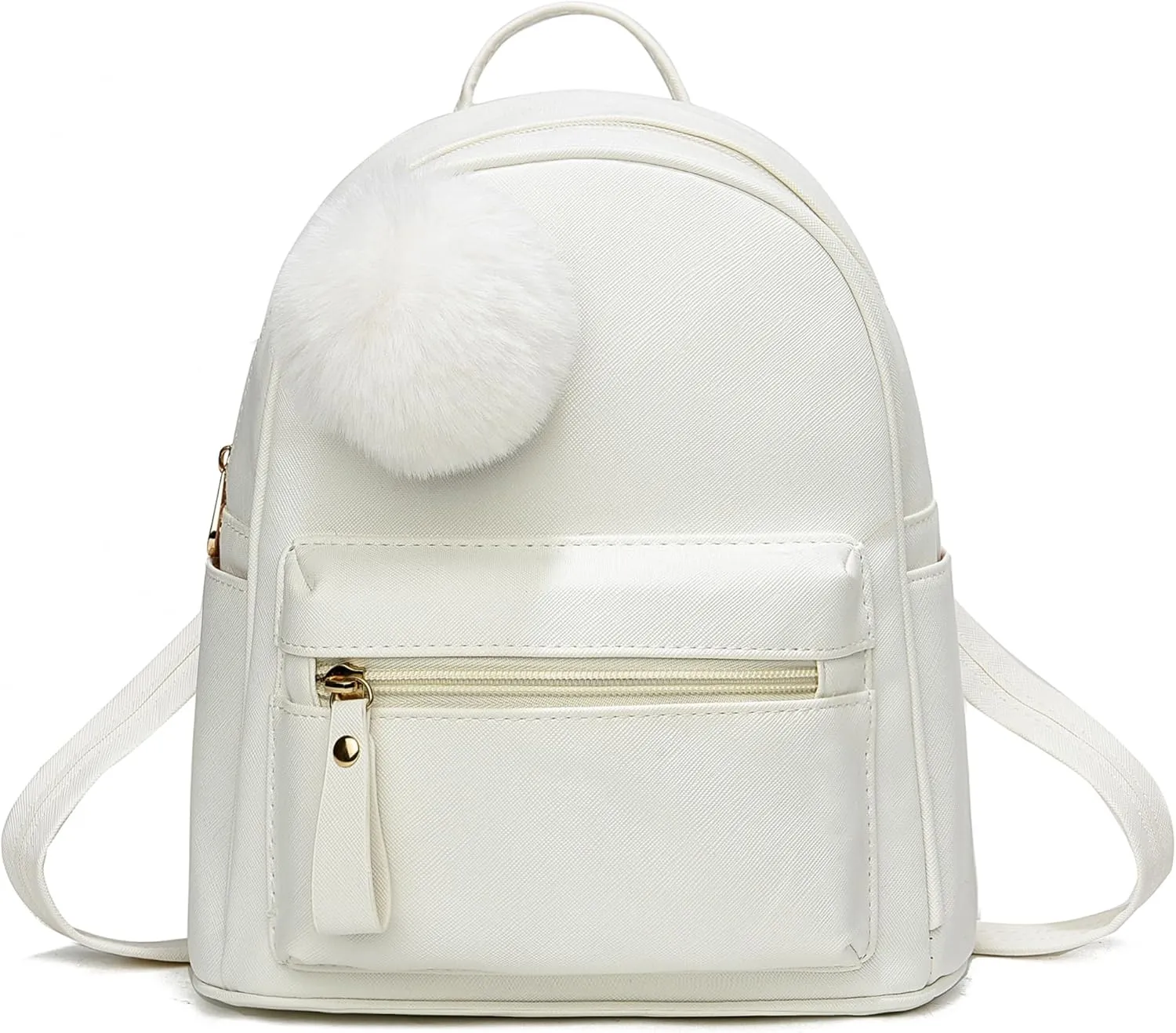 Small Backpack Purses for Women Mini Backpacks for Girls Kids PU Leather School Bookbags with Panda Coin Purse Set