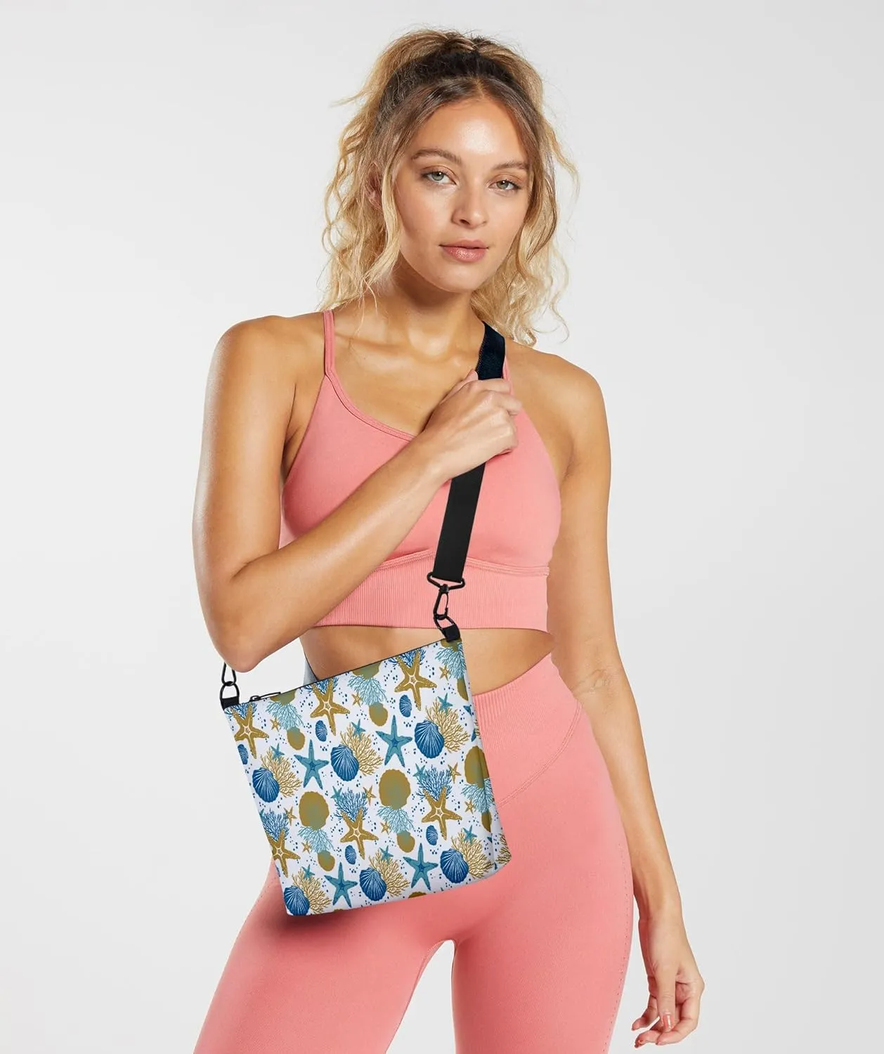 Small Sling Backpack Crossbody Bags Women,Monogram Initial Waterproof Chest Bag Daypack Fanny Pack Cross Body Bag Outdoors