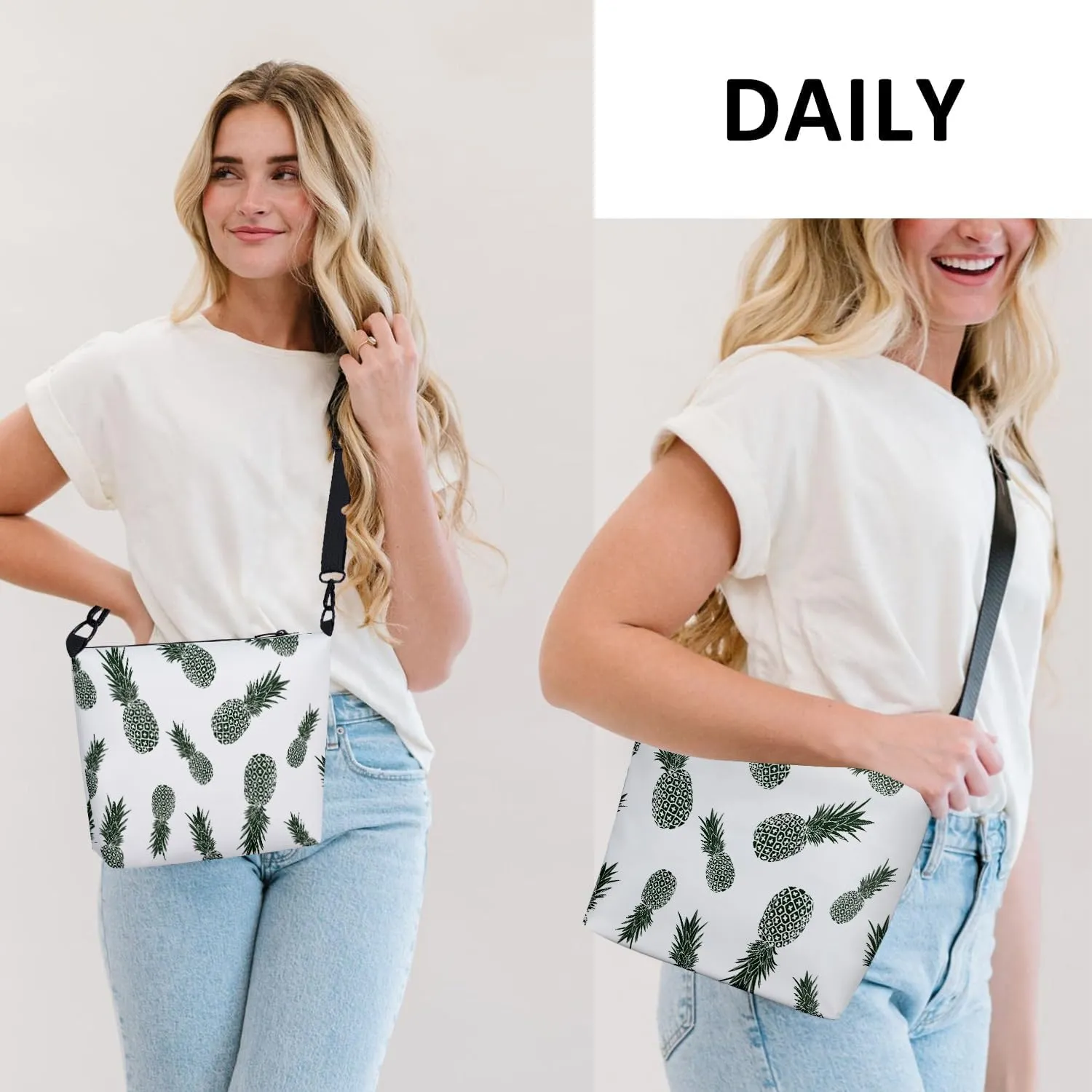Small Sling Backpack Crossbody Bags Women,Monogram Initial Waterproof Chest Bag Daypack Fanny Pack Cross Body Bag Outdoors