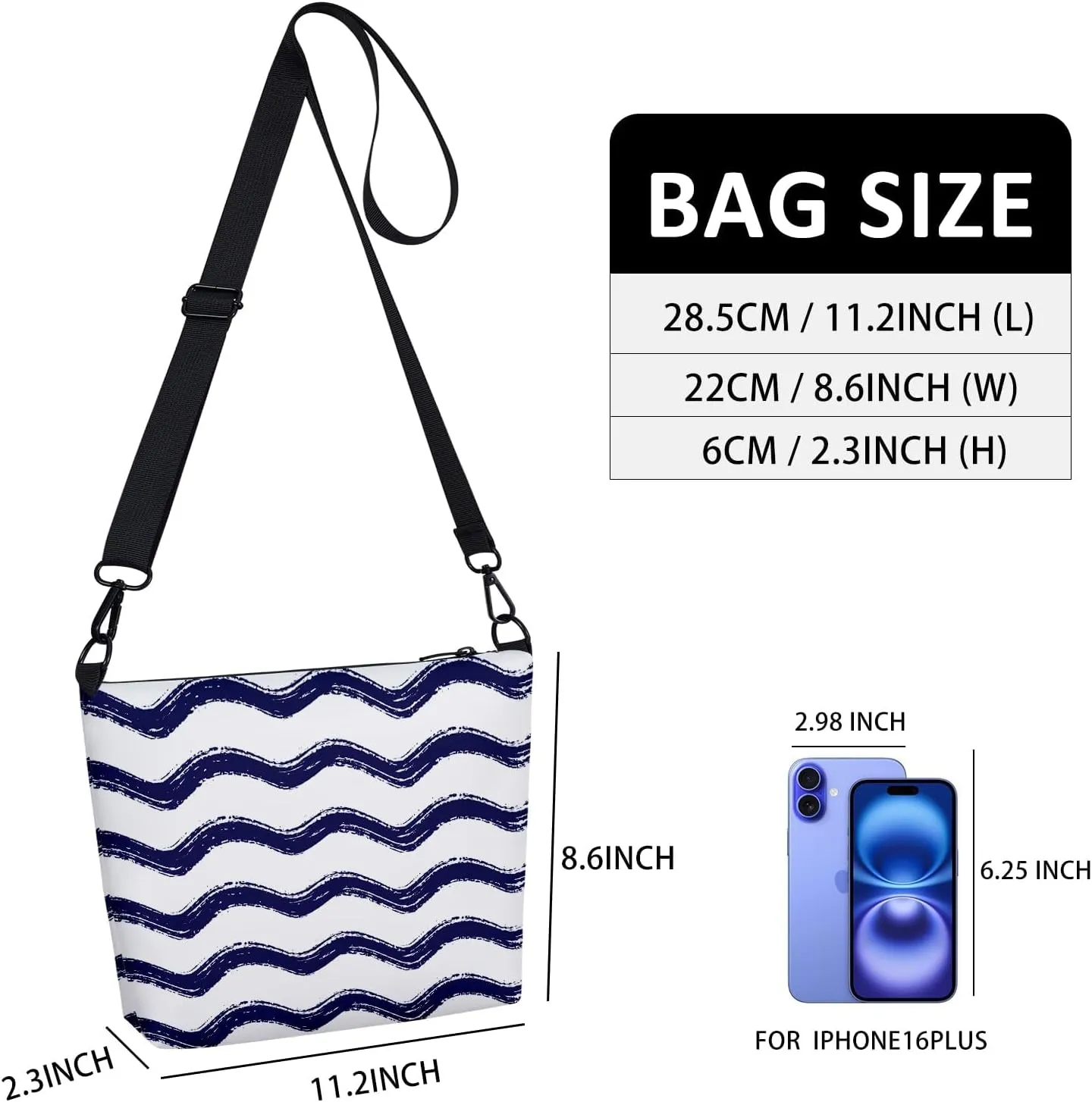 Small Sling Backpack Crossbody Bags Women,Monogram Initial Waterproof Chest Bag Daypack Fanny Pack Cross Body Bag Outdoors