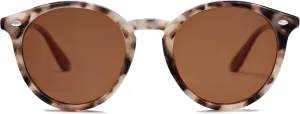 SOJOS Retro Round Polarized Sunglasses for Women Men Classic Vintage Sunnies SJ2069