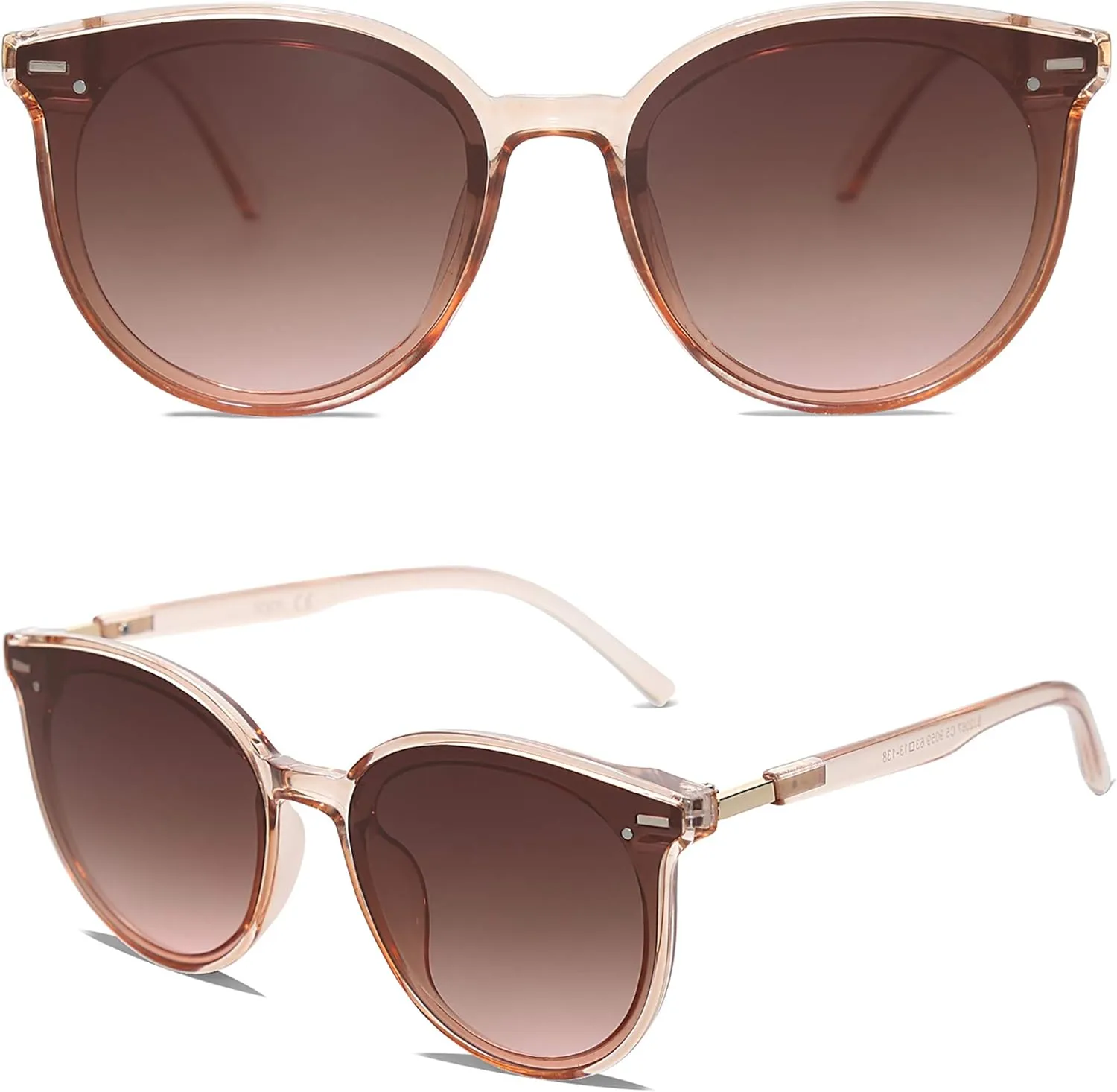 SOJOS Sunglasses Womens Trendy 2025 Classic Round Retro Vintage Shades Large Frame Sunnies SJ2067