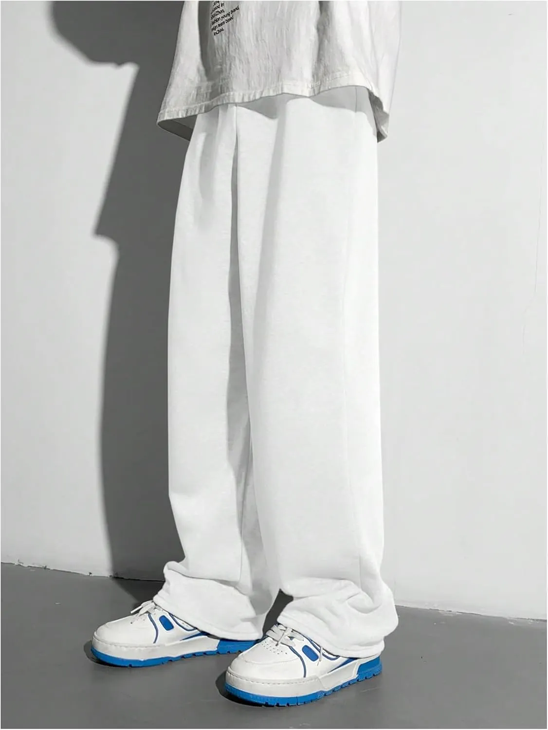 SOLY HUX Boy's Sports Athletic Sweatpants Wide Leg Casual Fall Letter Elastic Waist Baggy Pants