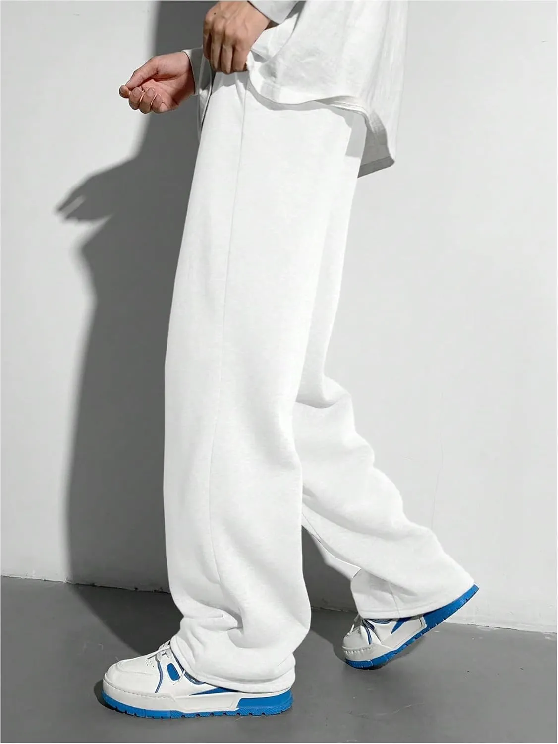 SOLY HUX Boy's Sports Athletic Sweatpants Wide Leg Casual Fall Letter Elastic Waist Baggy Pants