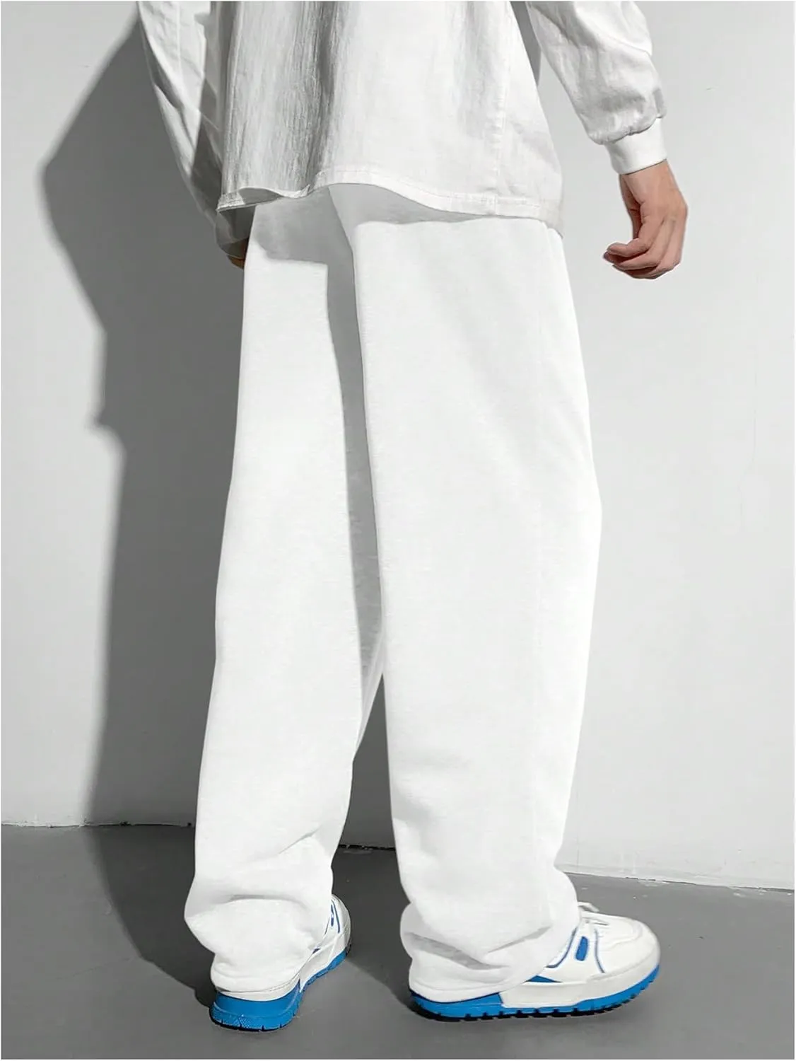 SOLY HUX Boy's Sports Athletic Sweatpants Wide Leg Casual Fall Letter Elastic Waist Baggy Pants