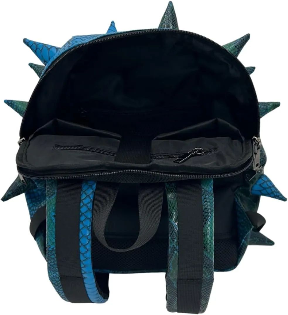 Spike Blue Mamba Premium Durable Compact Lightweight Daypack Stylish Unisex Fun Casual Travel 13” Laptop Commuter Bag with Adjustable Strap for Men & Women