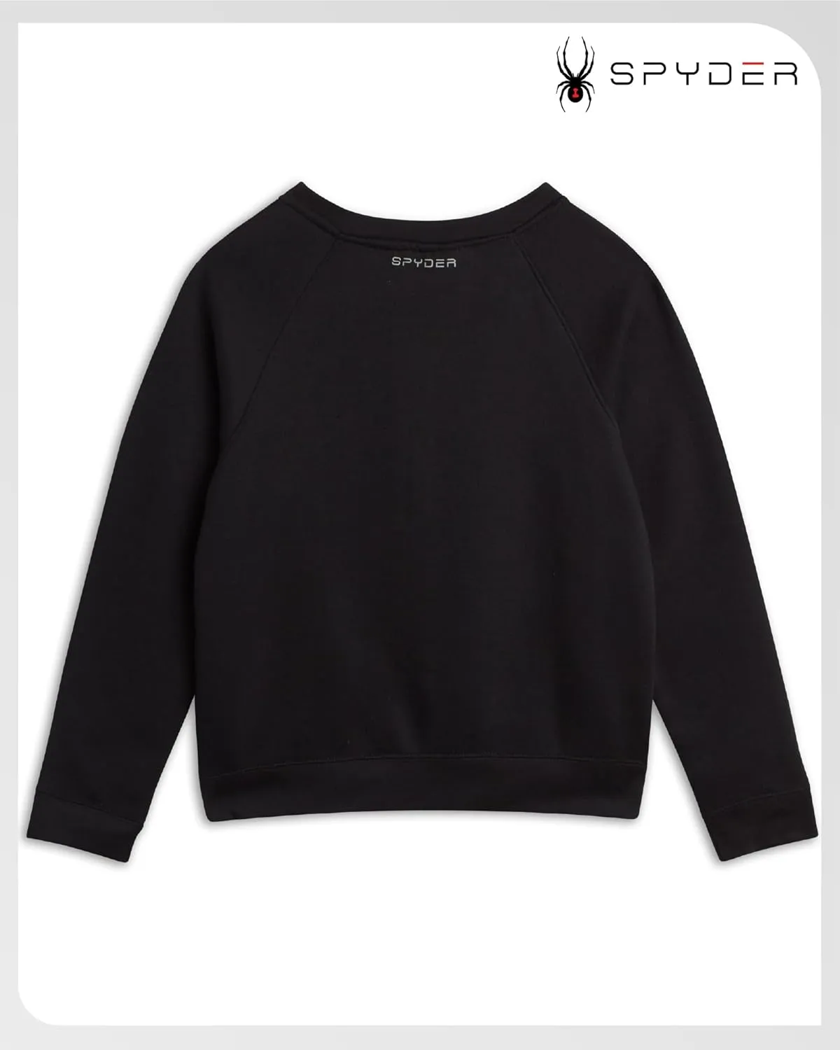 Spyder Women's Crewneck Pullover Sweater - Soft Fleece Long Sleeve Raglan Sweater for Women (Sizes: S-3X)