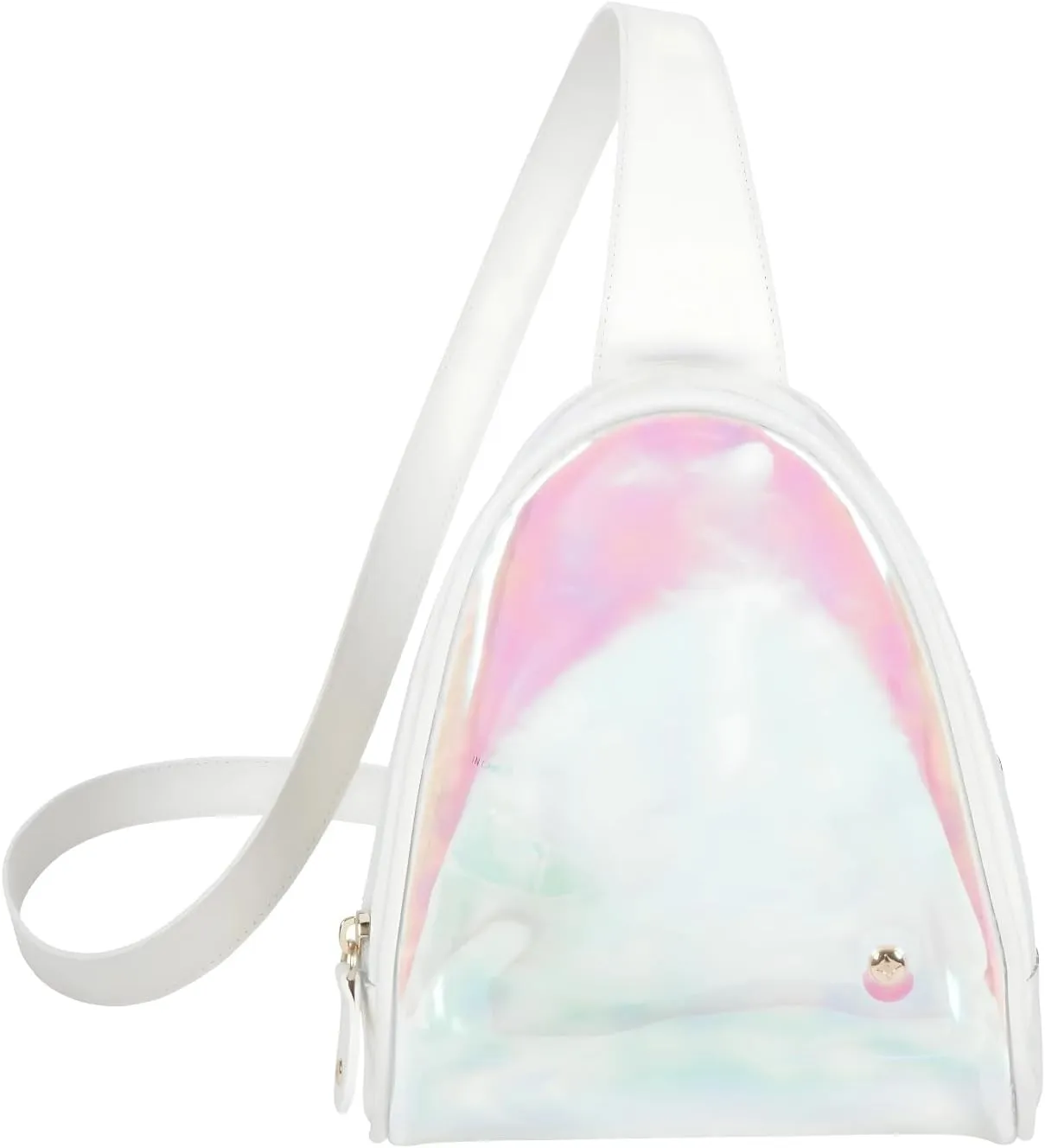 Stephanie Johnson Rachael Clear Crossbody Backpack – Stylish Purse for Women, Travel Bag, & Clear Bag for Stadium Events