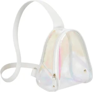 Stephanie Johnson Rachael Clear Crossbody Backpack – Stylish Purse for Women, Travel Bag, & Clear Bag for Stadium Events