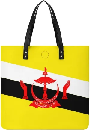 Stylish Congo Flag Women's Hobo Bag Elegant Leather Tote for Travel and Daily Essentials