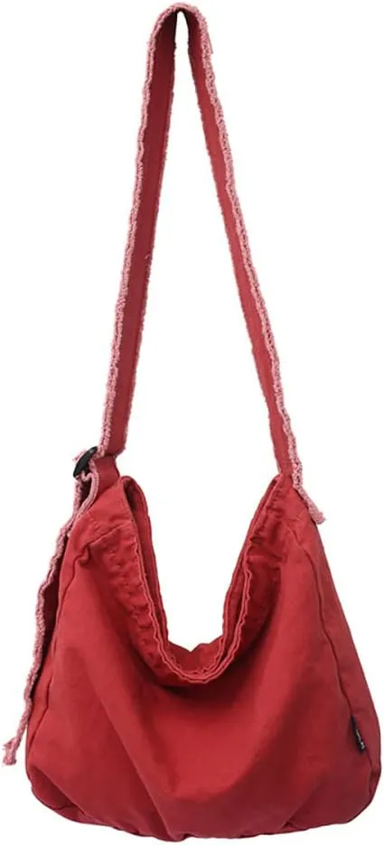 Sumleno Grunge Bag Hobo Boho Hippie Crossbody Bag Sling Purses for Office Shopping Travel Y2k Aesthetic