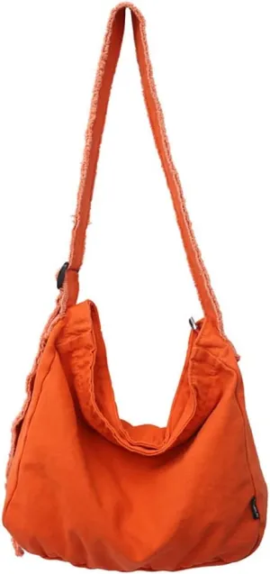 Sumleno Grunge Bag Hobo Boho Hippie Crossbody Bag Sling Purses for Office Shopping Travel Y2k Aesthetic