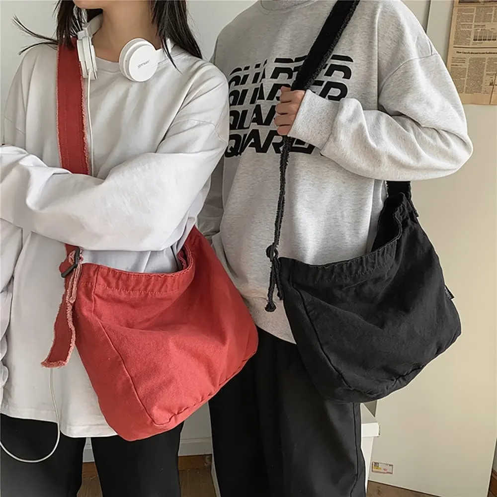 Sumleno Grunge Bag Hobo Boho Hippie Crossbody Bag Sling Purses for Office Shopping Travel Y2k Aesthetic