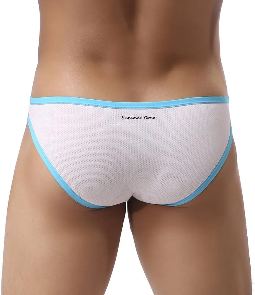 Summer Code Mens Sexy Micro Mesh Briefs Soft Breathable Bulge Pouch Underwear
