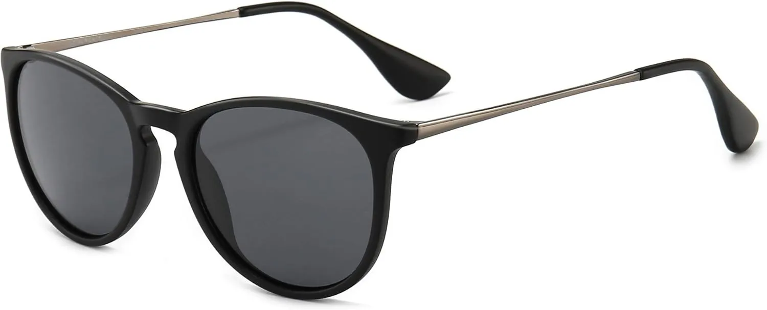 SUNGAIT Vintage Round Sunglasses for Women Men Classic Retro Designer Style