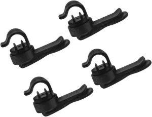 SUPVOX Magnetic Hydration Tube Clips for Backpack 4 Pieces Water Bottle Clip Locking Mechanism Compact for Hiking Cycling Outdoor