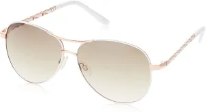 TAHARI womens Metal UV Protective Aviator Women