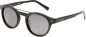 Ted Baker TMS178 Men's Round Polarized Sunglasses, 47 mm, UV400 Protection