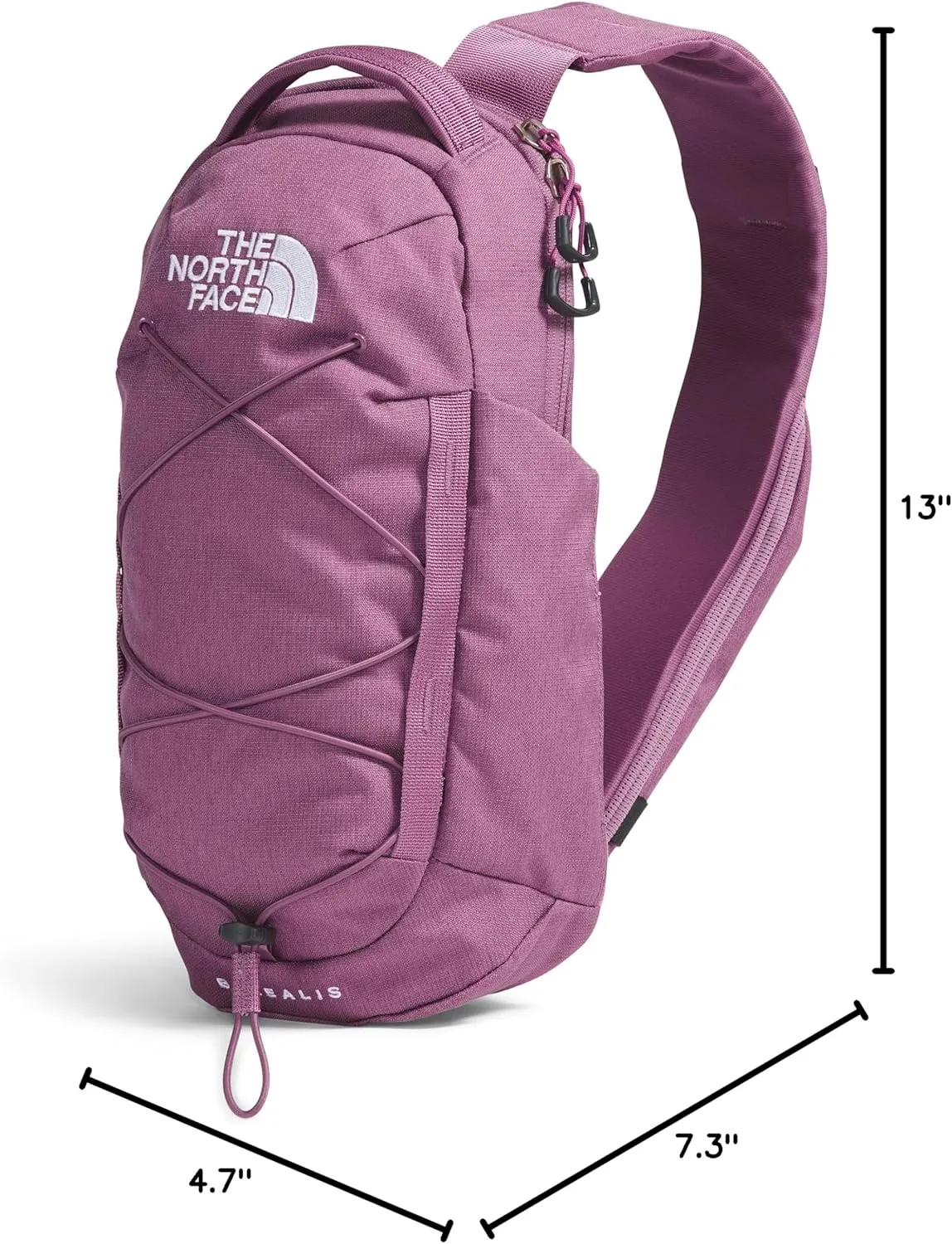 THE NORTH FACE Borealis Sling Bag, Dusk Purple Light Heather/Dusk Purple, One Size